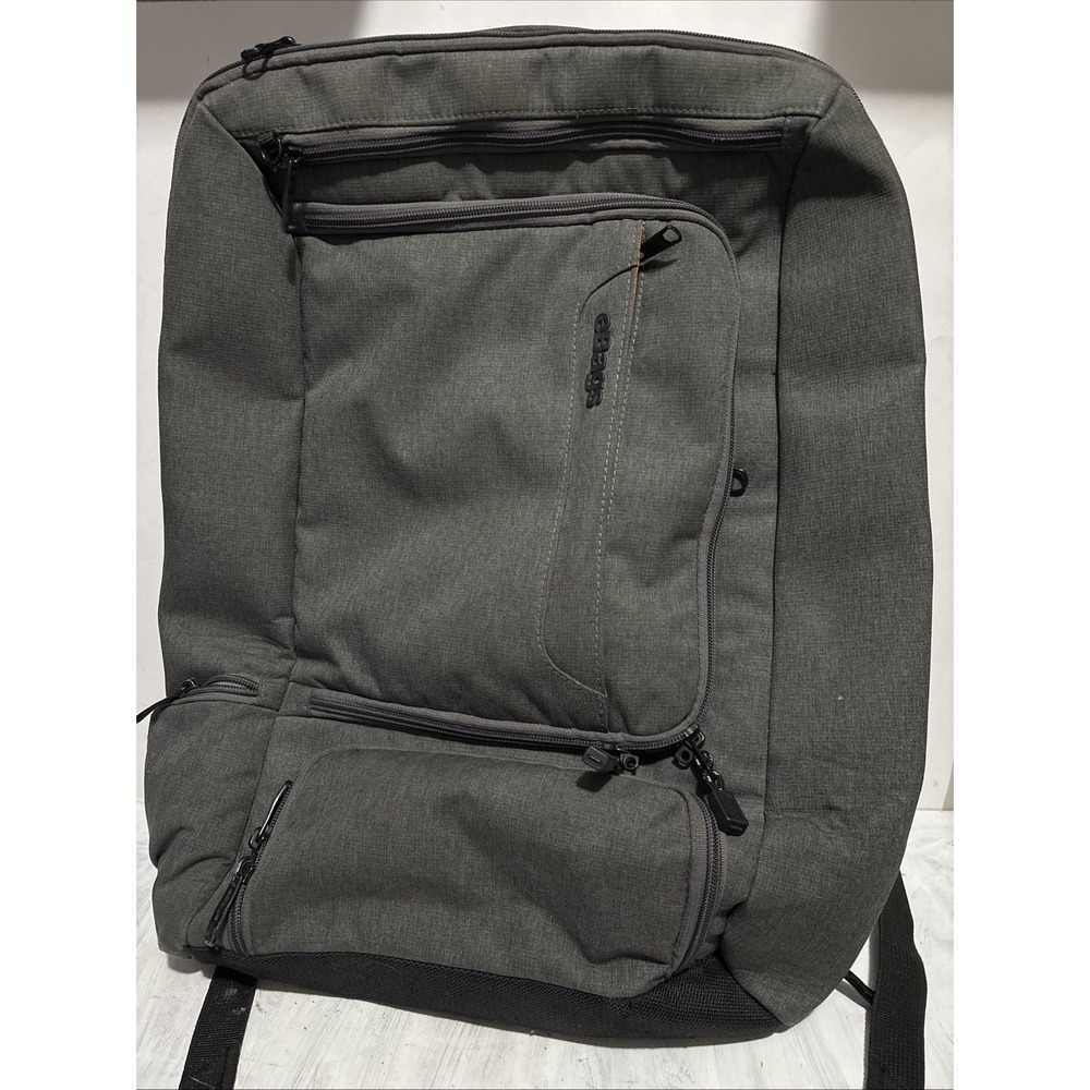 ebags Gray Travel Backpack Adjustable Straps Compartments 20"